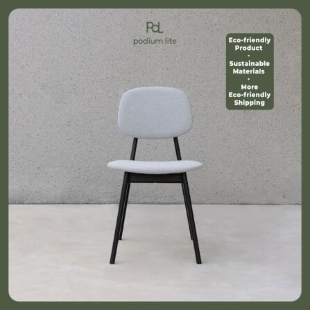 เก้าอี้ทานข้าว PODIUM LITE รุ่น PLUS BUNNY CHAIR สี BLACK (ถอดประกอบได้)_1