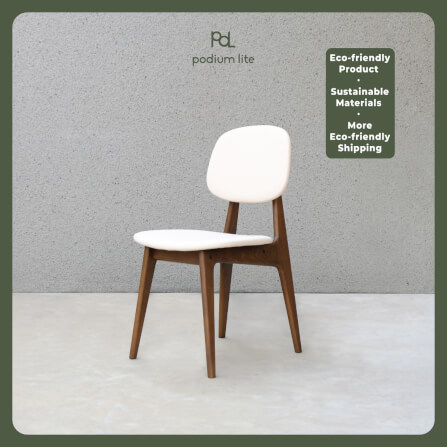 เก้าอี้ทานข้าว PODIUM LITE รุ่น PLUS BUNNY CHAIR สี WALNUT BROWN (ถอดประกอบได้)_2