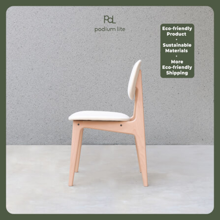 เก้าอี้ทานข้าว PODIUM LITE รุ่น PLUS BUNNY CHAIR สี PURE NATURAL (ถอดประกอบได้)_3