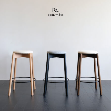 เก้าอี้บาร์ PODIUM LITE รุ่น PLUS MID STOOL สี PURE NATURAL (ถอดประกอบได้)_5