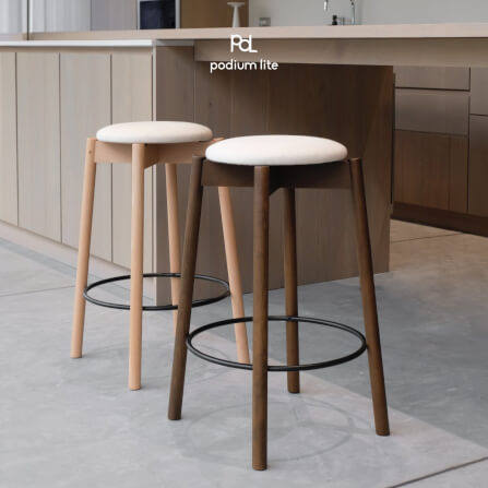 เก้าอี้บาร์ PODIUM LITE รุ่น PLUS MID STOOL สี PURE NATURAL (ถอดประกอบได้)_8