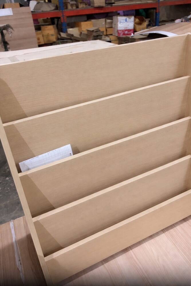 ชั้นวางหนังสือเด็ก BEABLE LITTLESPACE DORINO 90 ซม. สีไม้ธรรมชาติ