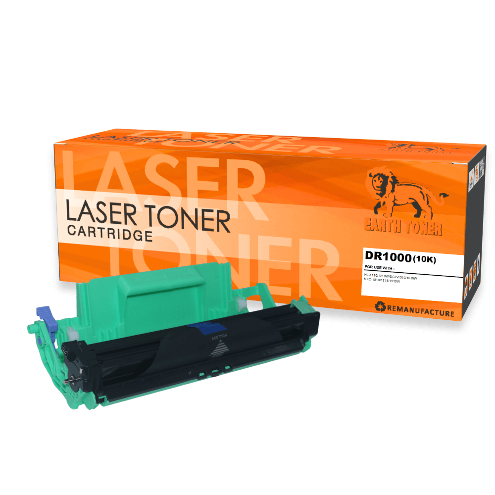 หมึกพิมพ์เลเซอร์ EARTH TONER รุ่น DR1000/CT351005 ดรัม