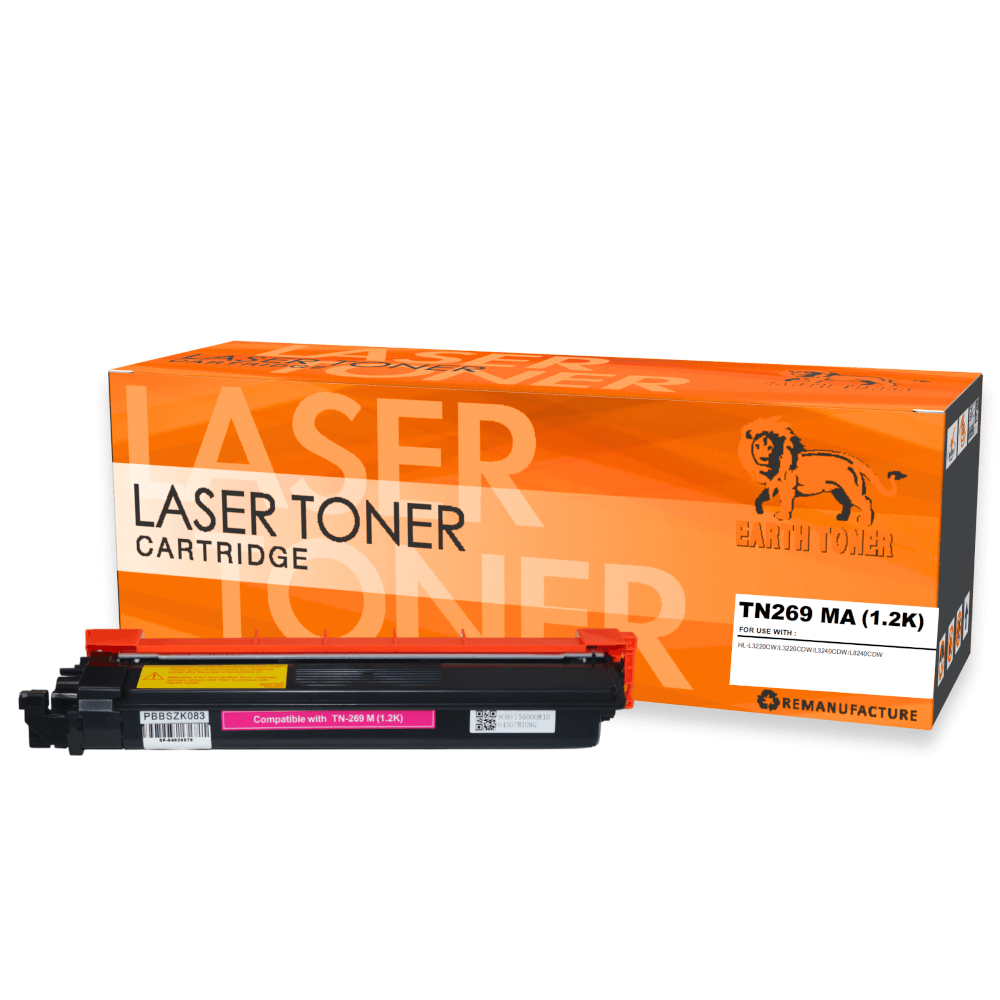 หมึกพิมพ์เลเซอร์ EARTH TONER รุ่น TN269M สีแดง