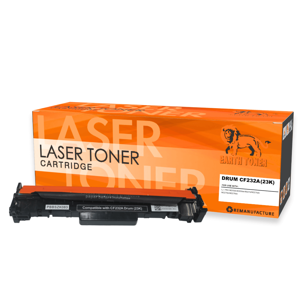 หมึกพิมพ์เลเซอร์ EARTH TONER รุ่น CF232A ดรัม