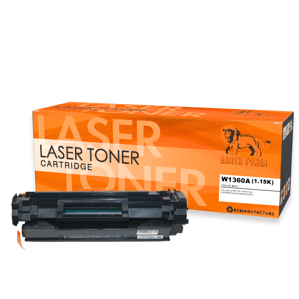 หมึกพิมพ์เลเซอร์ EARTH TONER รุ่น W1360A (136A) สีดำ_0
