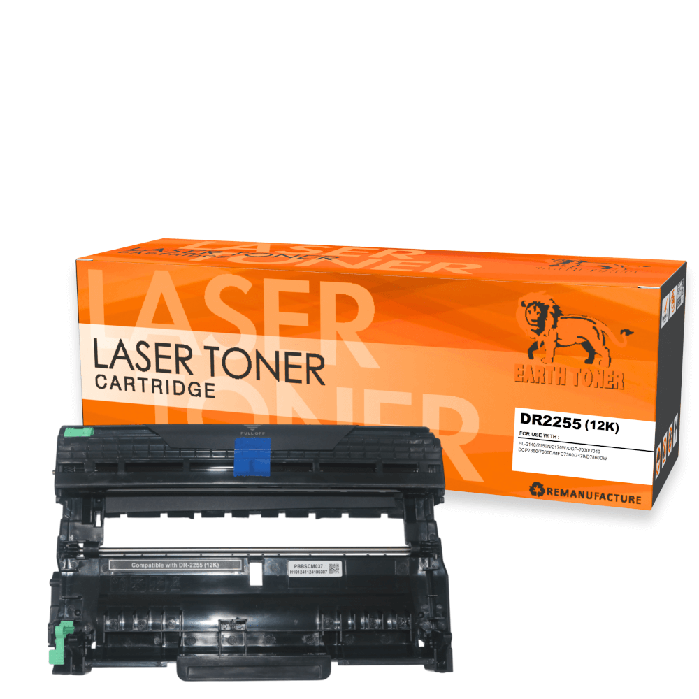 หมึกพิมพ์เลเซอร์ EARTH TONER รุ่น DR2255 ดรัม_0