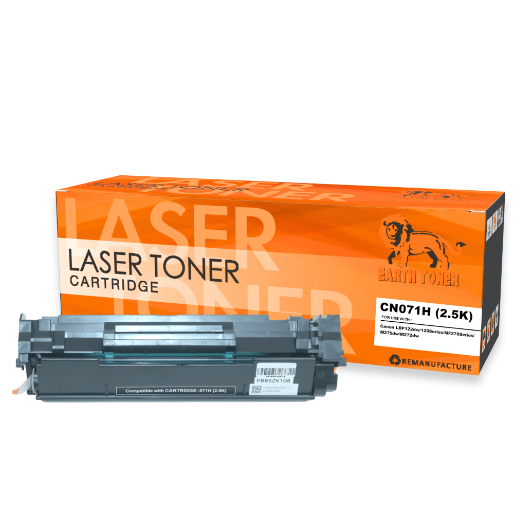 หมึกพิมพ์เลเซอร์ EARTH TONER รุ่น CARTRIDGE-071H สีดำ_0