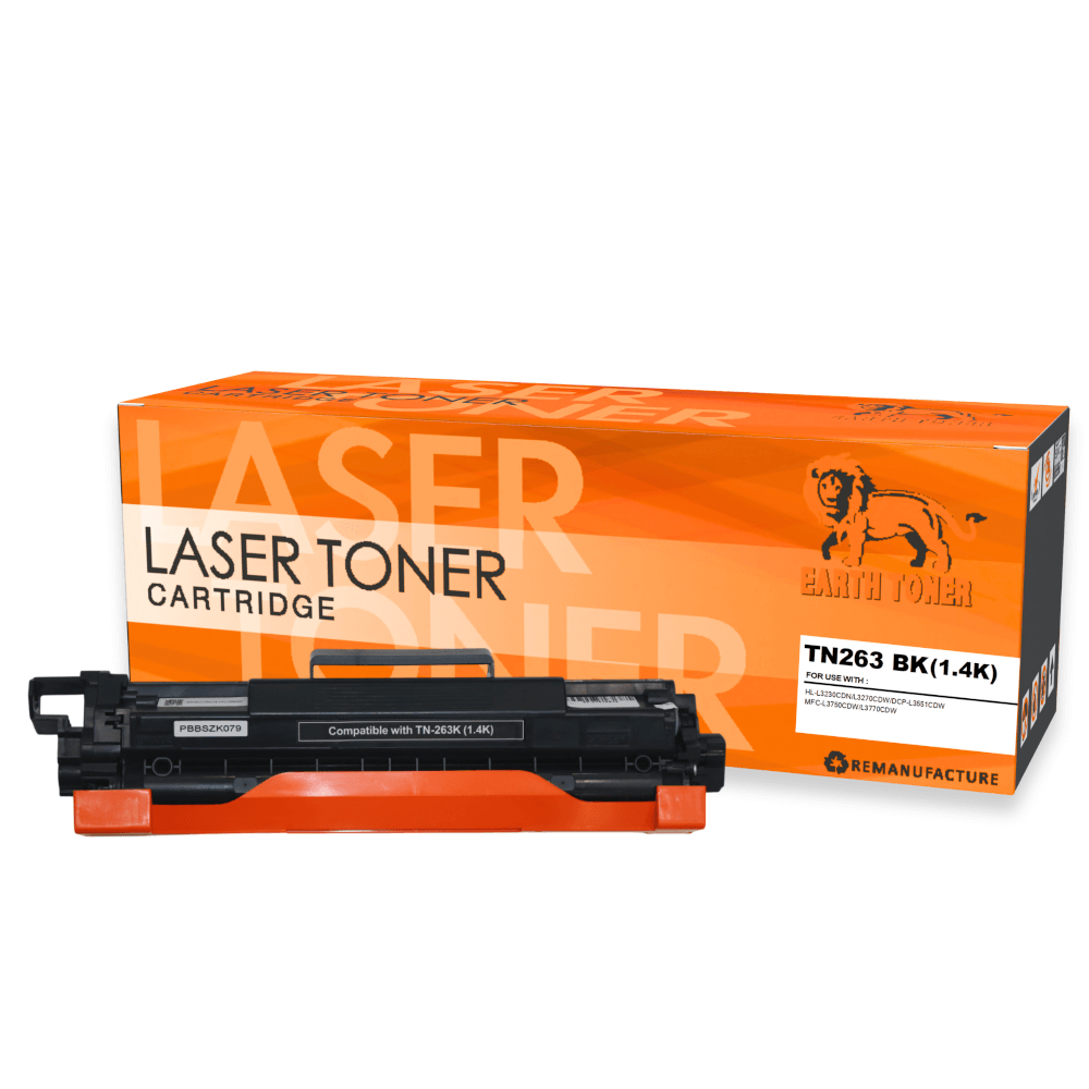 หมึกพิมพ์เลเซอร์ EARTH TONER รุ่น TN263BK สีดำ_0