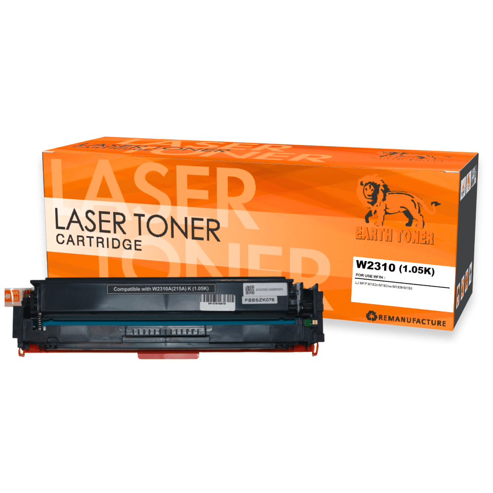หมึกพิมพ์เลเซอร์ EARTH TONER รุ่น W2310A BK สีดำ_0