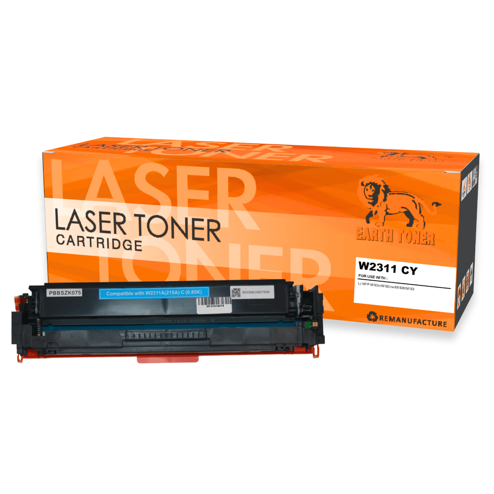 หมึกพิมพ์เลเซอร์ EARTH TONER รุ่น W2311A CY สีฟ้า_0