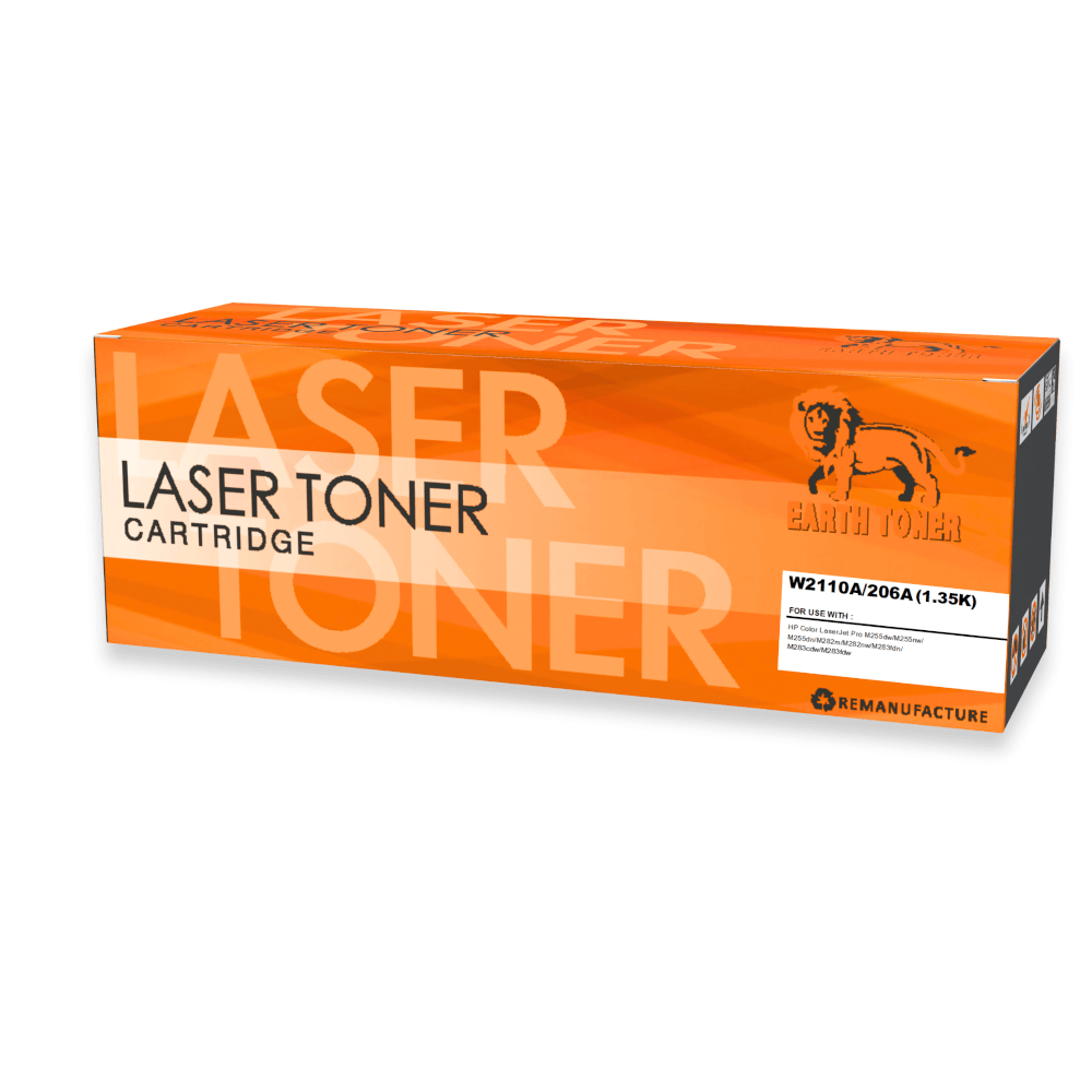 หมึกพิมพ์เลเซอร์ EARTH TONER รุ่น W2110A BK (206A) สีดำ_0