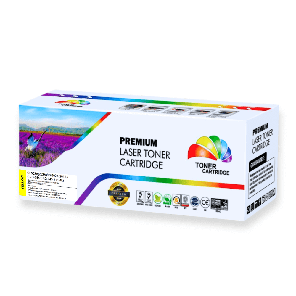 หมึกพิมพ์เลเซอร์ COLOR BOX รุ่น CF502A(202A)/CF402A(201A)/CRG-054/CRG-045 Y เหลือง_0