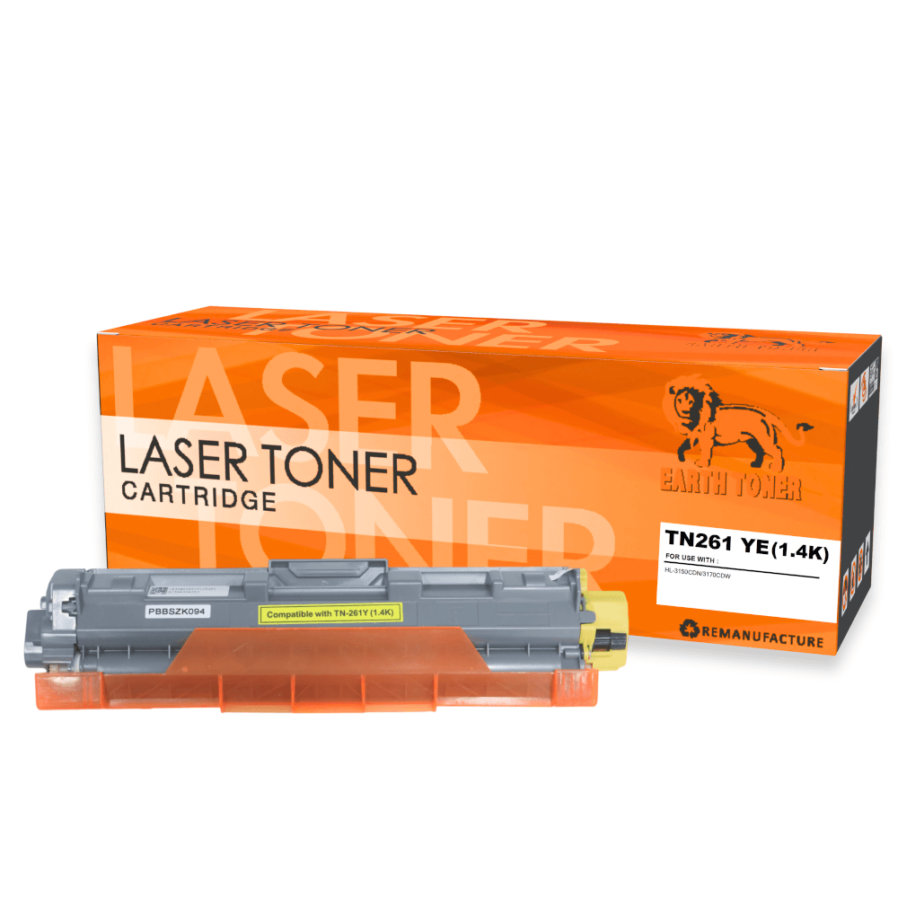 หมึกพิมพ์เลเซอร์ EARTH TONER รุ่น TN-261Y สีเหลือง