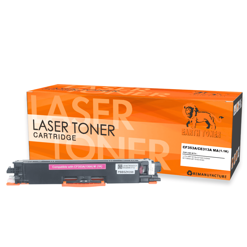 หมึกพิมพ์เลเซอร์ EARTH TONER รุ่น CF353A (130A) สีแดง
