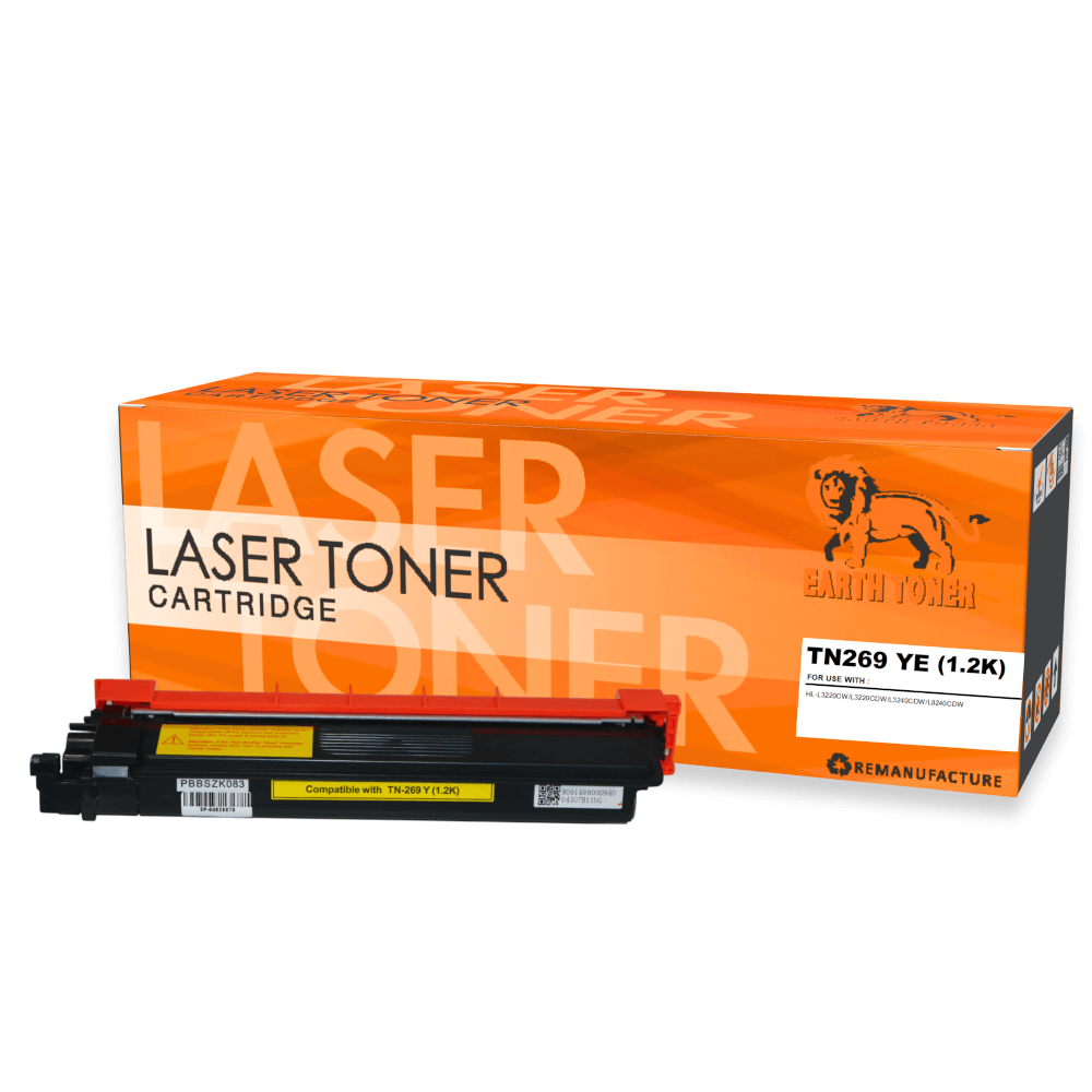 หมึกพิมพ์เลเซอร์ EARTH TONER รุ่น TN269Y สีเหลือง
