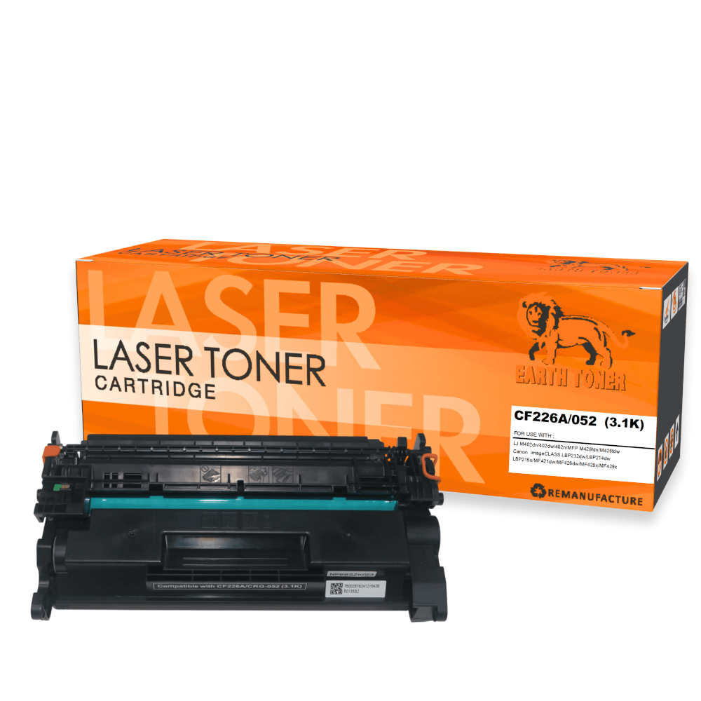 หมึกพิมพ์เลเซอร์ EARTH TONER รุ่น CF226A/CARTRIDGE-052 สีดำ_1