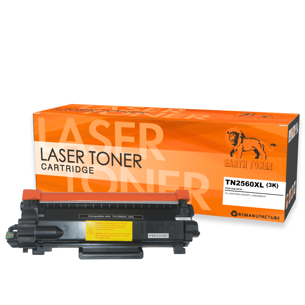 หมึกพิมพ์เลเซอร์ EARTH TONER รุ่น TN2560XL สีดำ_1