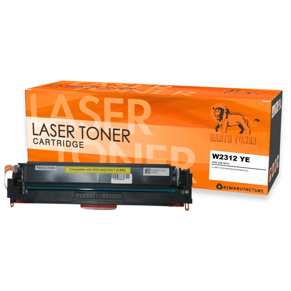 หมึกพิมพ์เลเซอร์ EARTH TONER รุ่น W2312A YL สีเหลือง_1