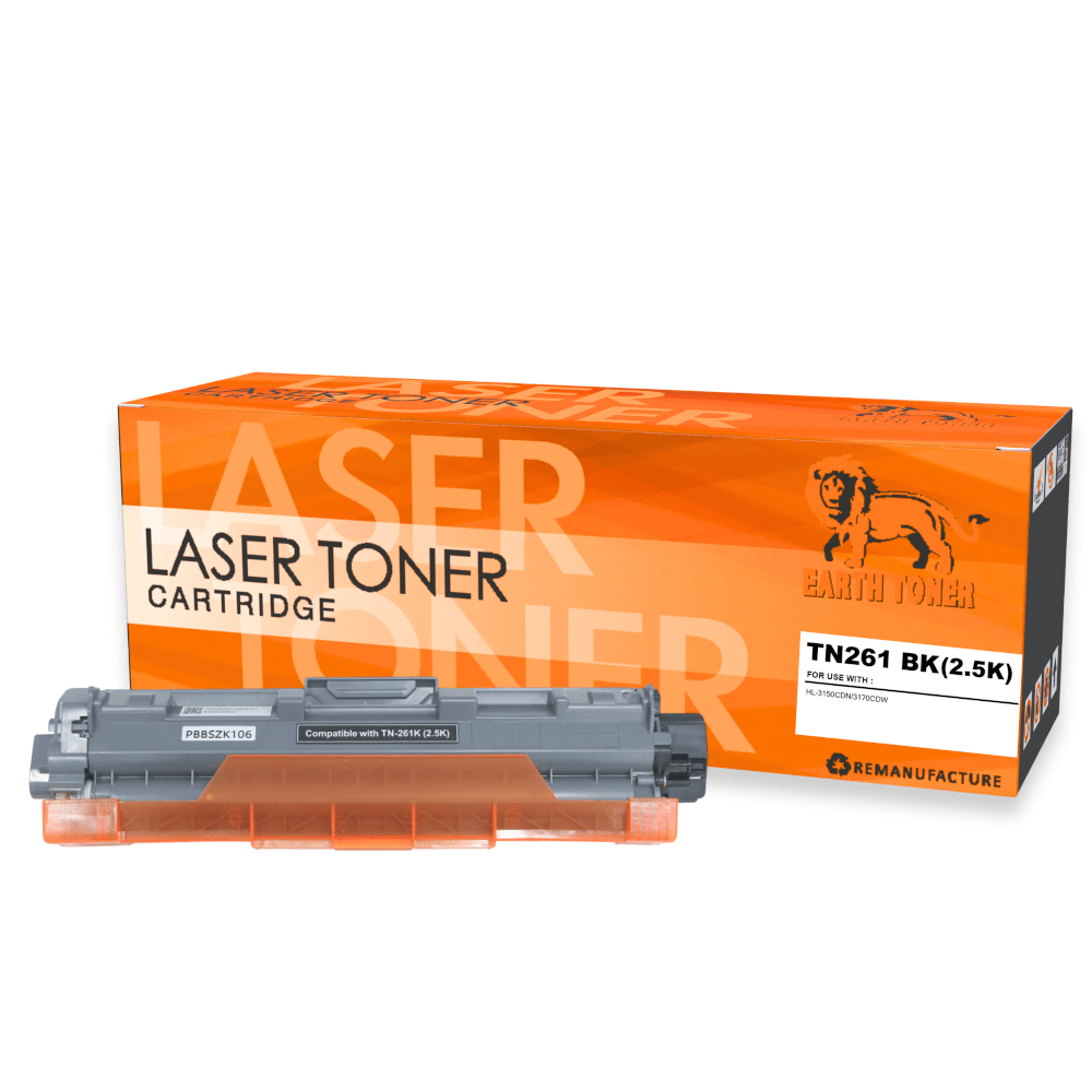 หมึกพิมพ์เลเซอร์ EARTH TONER รุ่น TN-261BK สีดำ