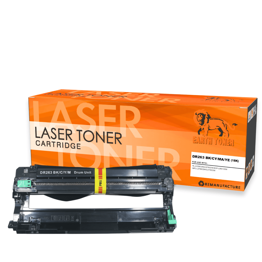 ดรัม EARTH TONER รุ่น DR-263BK/C/M/Y