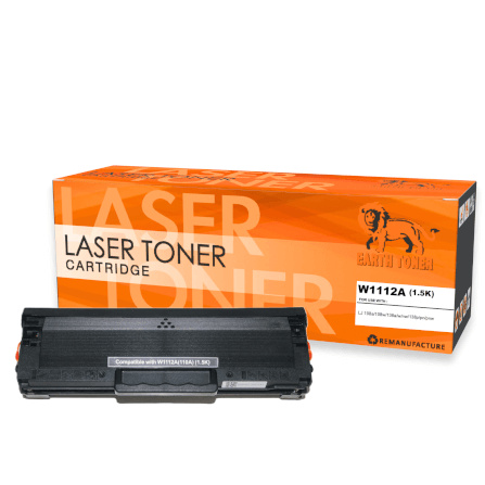 หมึกพิมพ์เลเซอร์ EARTH TONER รุ่น W1112A (110A) สีดำ_0