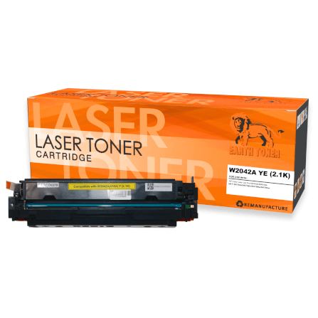 หมึกพิมพ์เลเซอร์ EARTH TONER รุ่น W2042A (416A) สีเหลือง_0