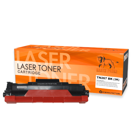 หมึกพิมพ์เลเซอร์ EARTH TONER รุ่น TN-267BK สีดำ_0