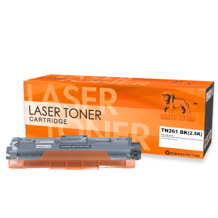 หมึกพิมพ์เลเซอร์ EARTH TONER รุ่น TN-261BK สีดำ_0