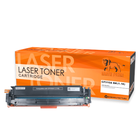 หมึกพิมพ์เลเซอร์ EARTH TONER รุ่น CF510A (204A) สีดำ_0