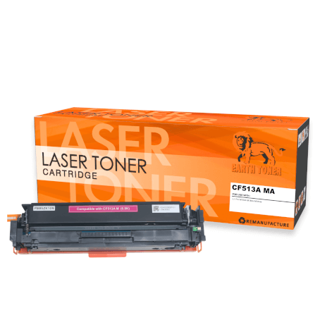 หมึกพิมพ์เลเซอร์ EARTH TONER รุ่น CF513A (204A) สีแดง_0