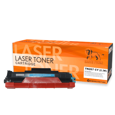 หมึกพิมพ์เลเซอร์ EARTH TONER รุ่น TN-267C สีฟ้า_1