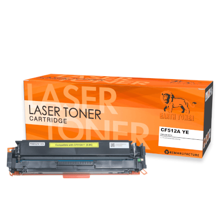 หมึกพิมพ์เลเซอร์ EARTH TONER รุ่น CF512A (204A) สีเหลือง_1
