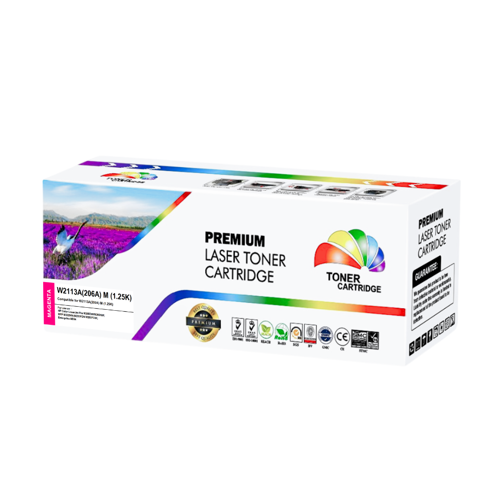 หมึกพิมพ์ COLOR BOX รุ่น W2113A MG (206A) แดง