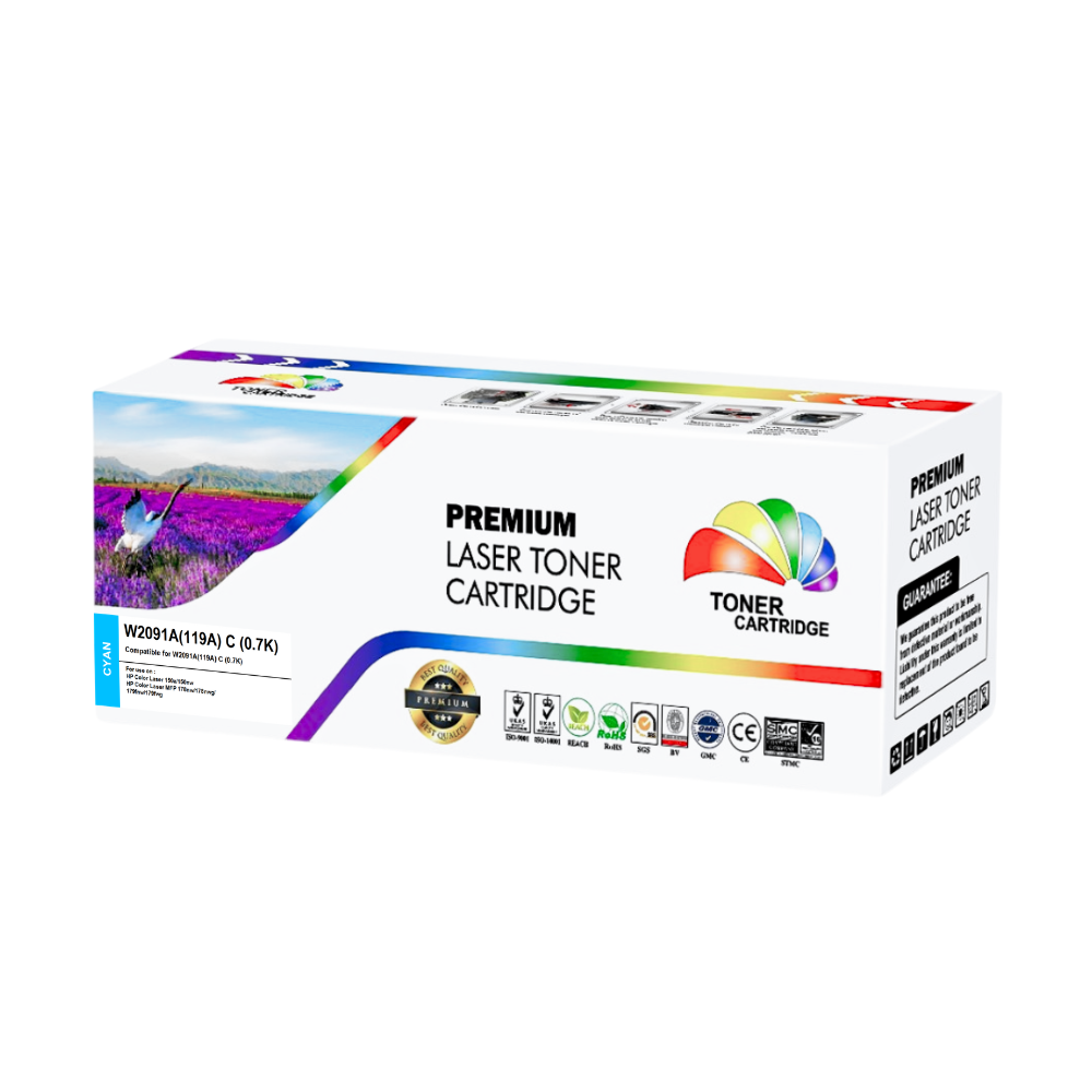 หมึกพิมพ์ COLOR BOX รุ่น W2091A CY (119A) ฟ้า