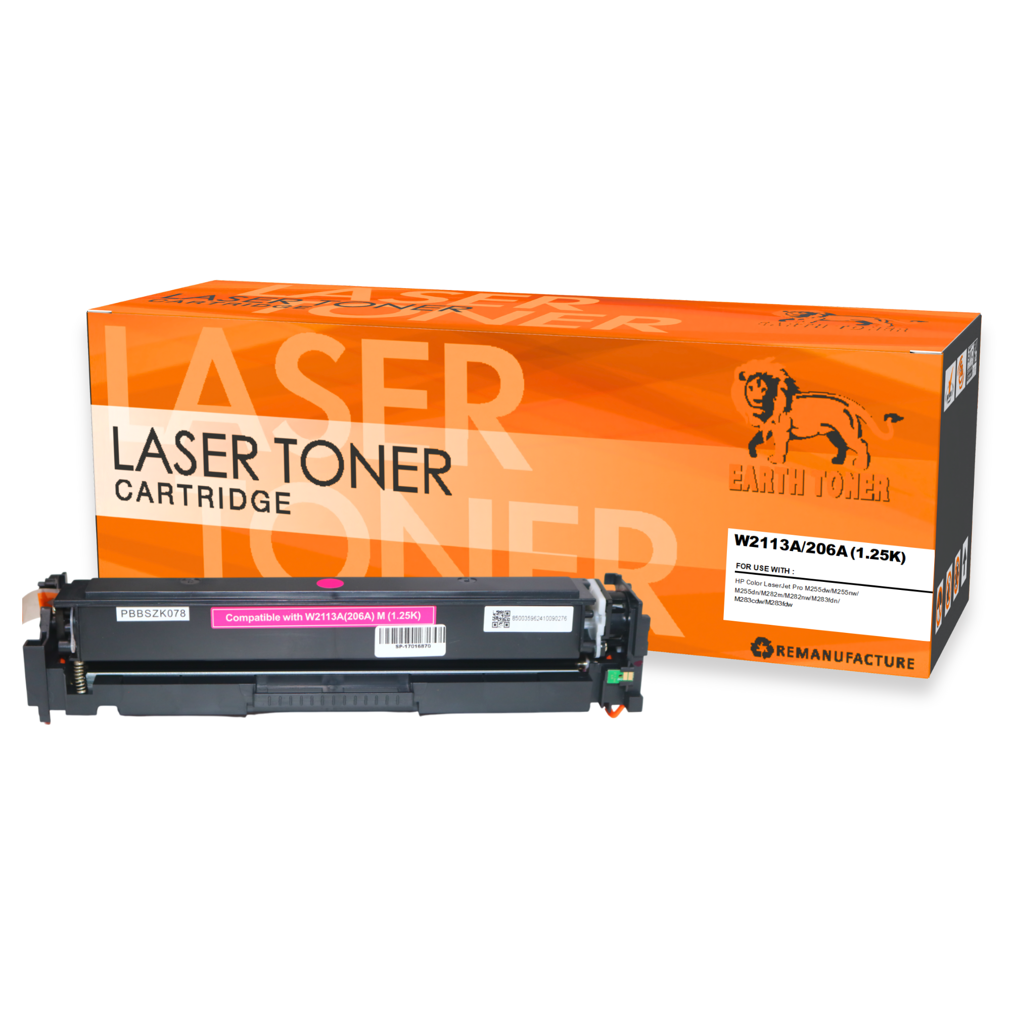 หมึกพิมพ์เลเซอร์ EARTH TONER รุ่น W2112A (206A) สีเหลือง_1