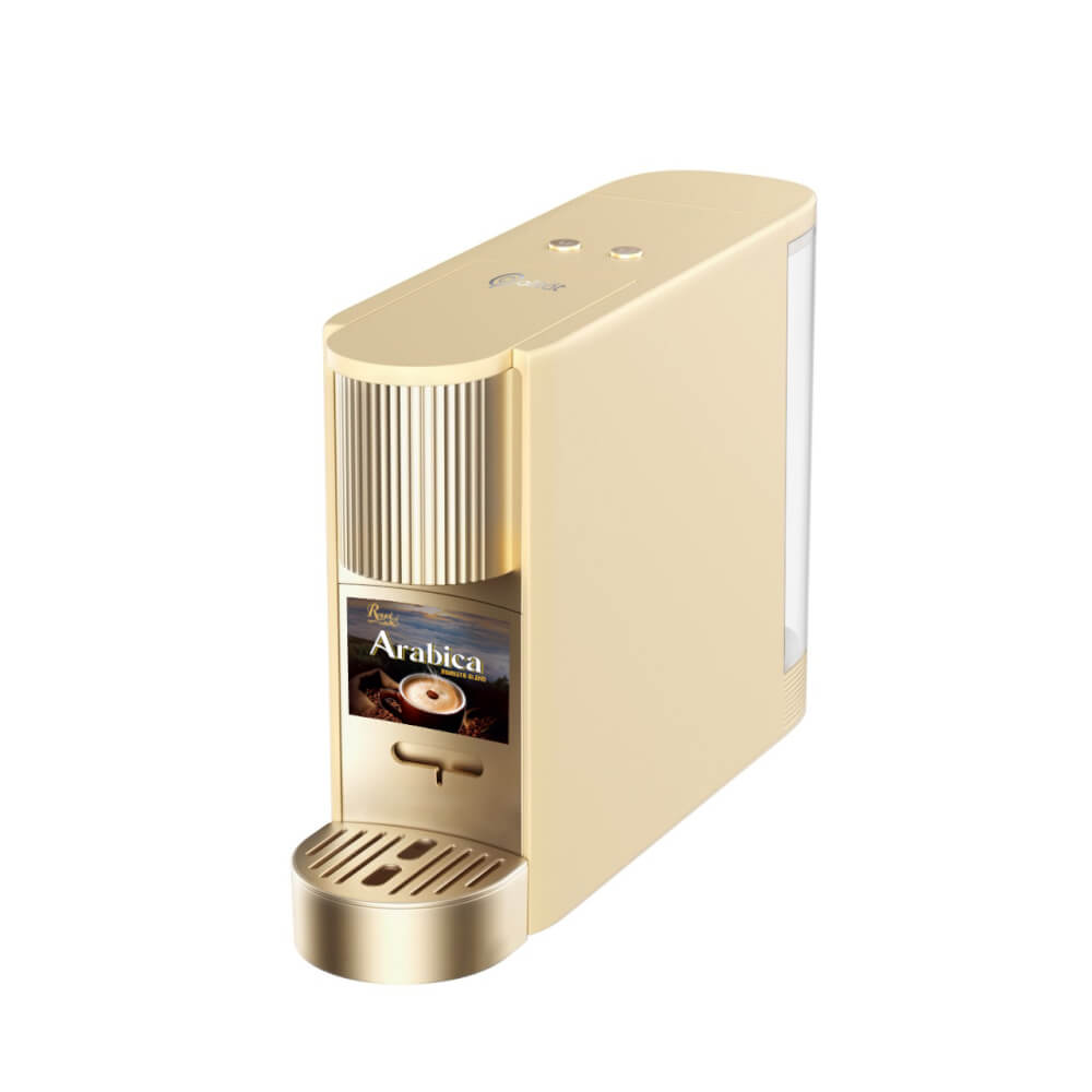 เครื่องชงกาแฟแคปซูล QUALITAT รุ่น ROYAL BARISTA RB-832G สีทอง
