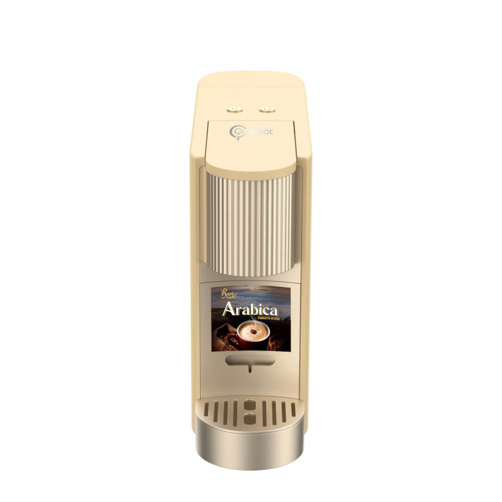 เครื่องชงกาแฟแคปซูล QUALITAT รุ่น ROYAL BARISTA RB-832G สีทอง