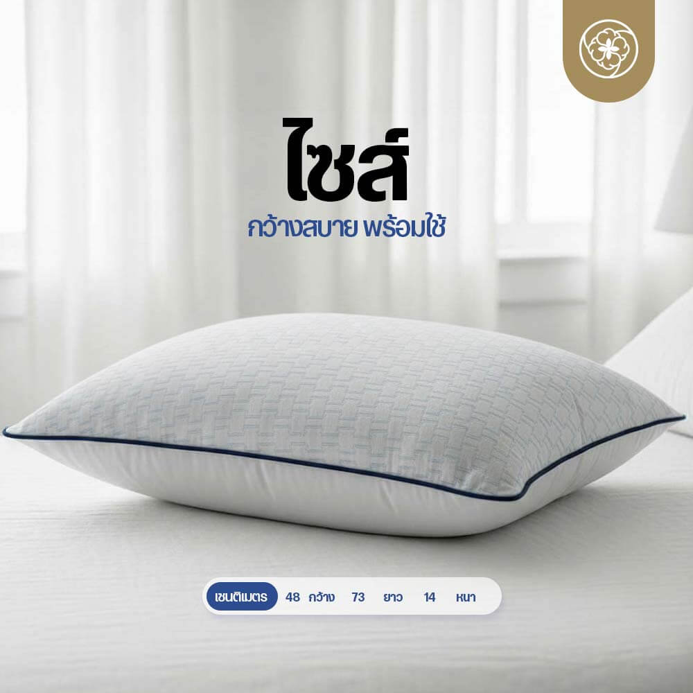 หมอนเย็น ORIENTAS รุ่น COOL SLEEP เย็น สบาย แม้ไม่เปิดแอร์
