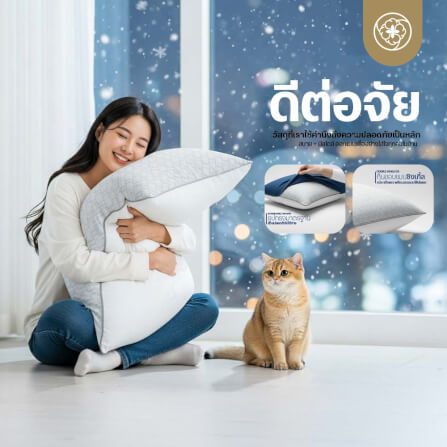 หมอนเย็น ORIENTAS รุ่น COOL SLEEP เย็น สบาย แม้ไม่เปิดแอร์_4