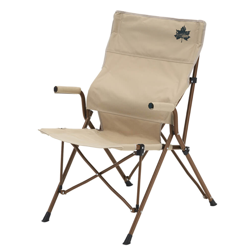 เก้าอี้สนาม LOGOS TRADCANVAS WORK BACK CHAIR สีเบจ