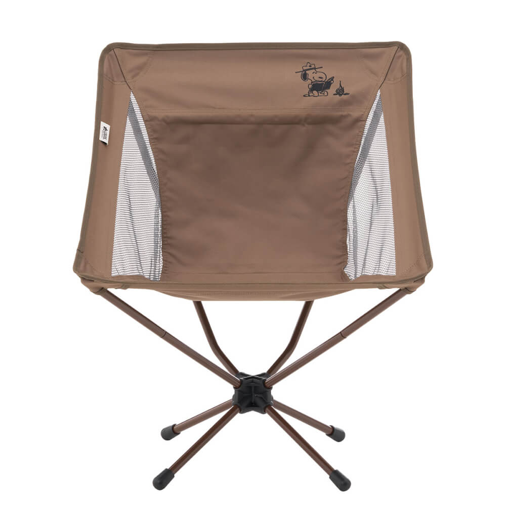 เก้าอี้บัคเก็ต LOGOS SNOOPY (BEAGLE SCOUTS 50YEARS) BUCKET CHAIR สีน้ำตาล