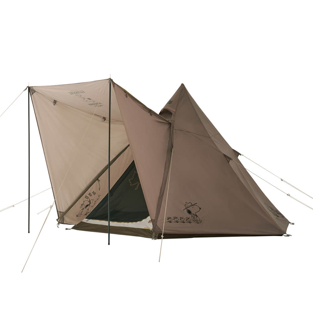 เต็นท์กระโจม LOGOS SNOOPY（BEAGLE SCOUTS 50YEARS )TEPEE-BD สีน้ำตาล