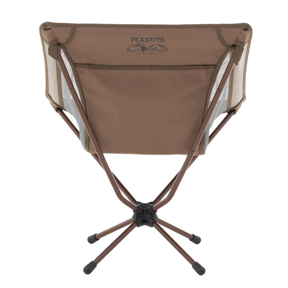 เก้าอี้บัคเก็ต LOGOS SNOOPY (BEAGLE SCOUTS 50YEARS) BUCKET CHAIR สีน้ำตาล