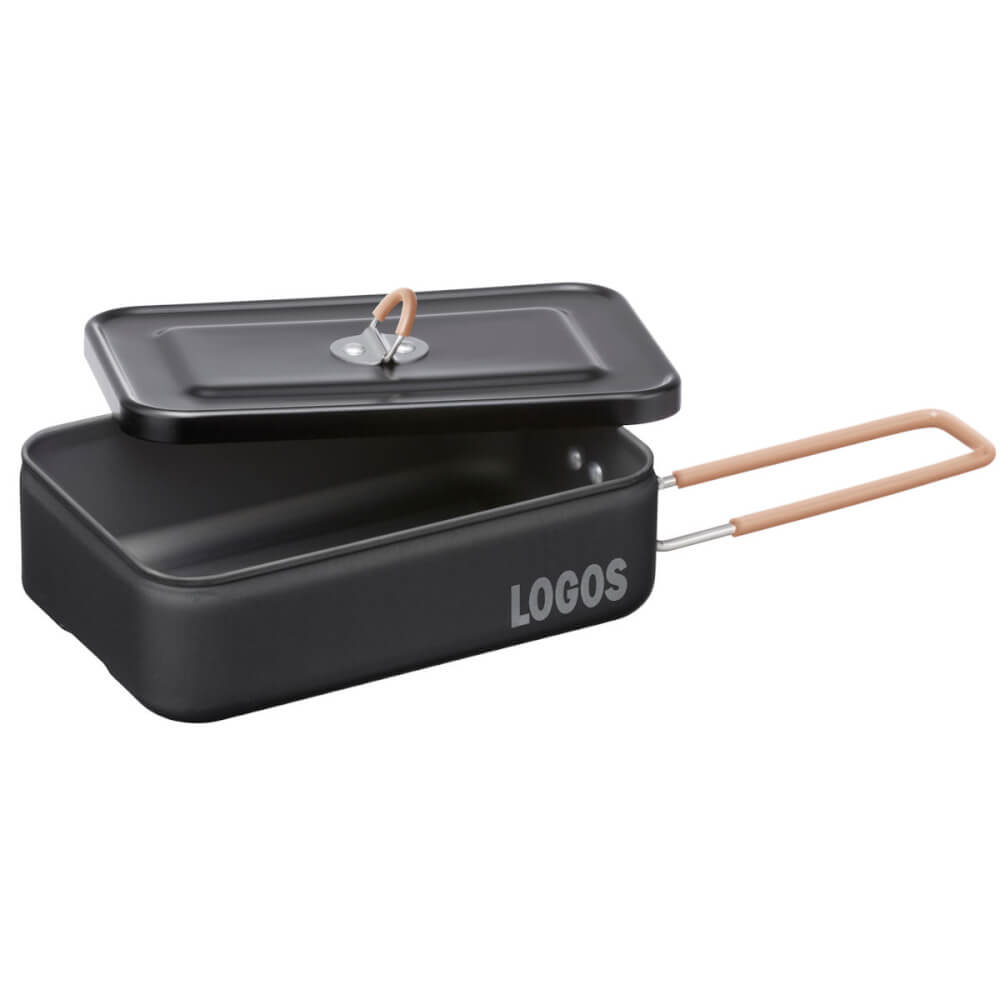 ชุดกระทะและถ้วยซุป LOGOS MESS KIT AND COOKER SET-BA,สีดำ