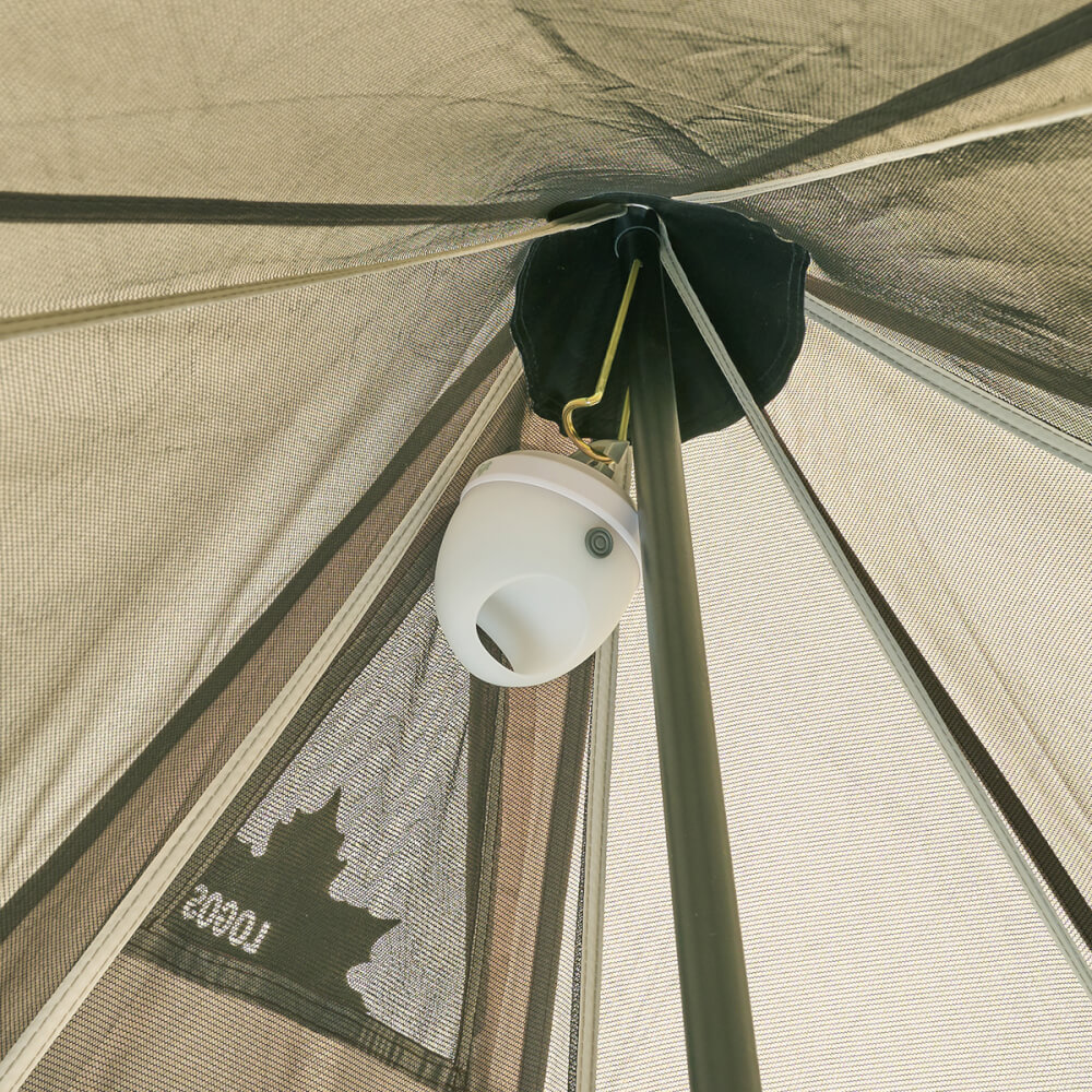 เต็นท์กระโจม LOGOS SNOOPY（BEAGLE SCOUTS 50YEARS )TEPEE-BD สีน้ำตาล