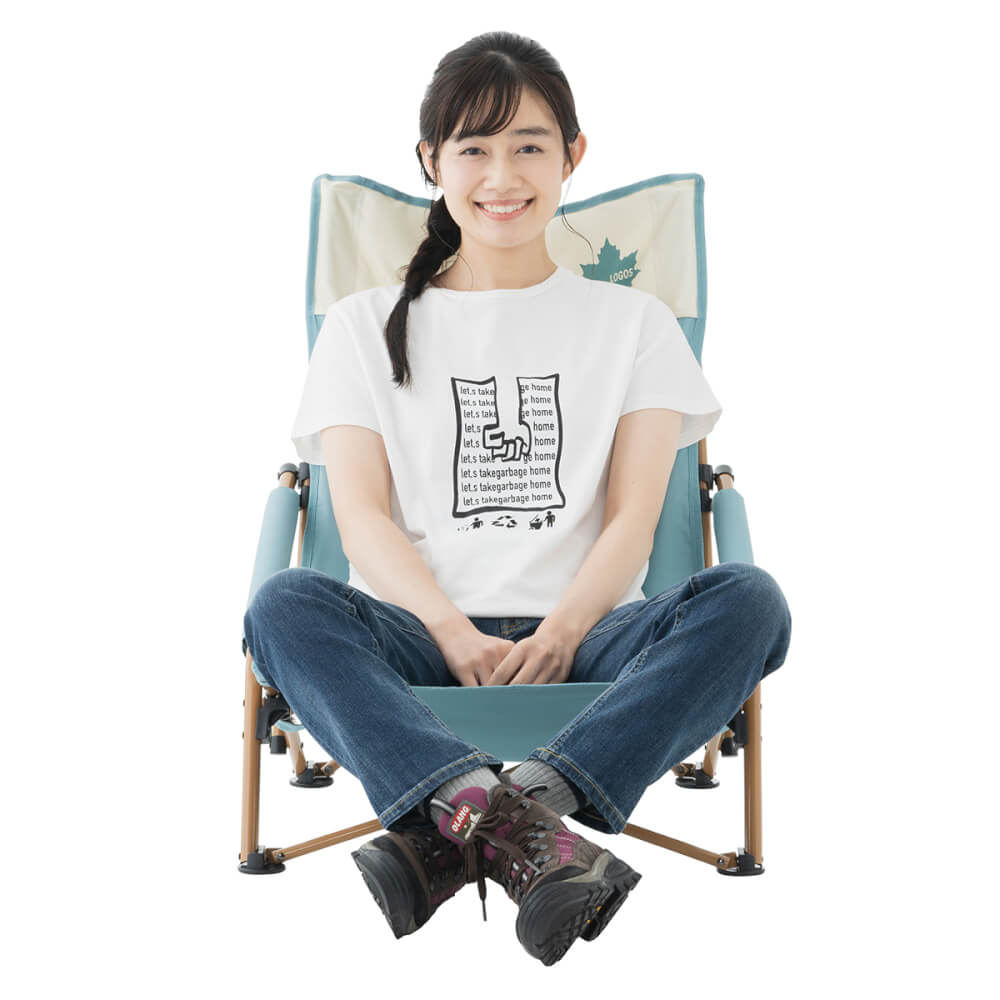 เก้าอี้สนาม LOGOS LIFE AGURA CHAIR (COLORFUL) สีฟ้า