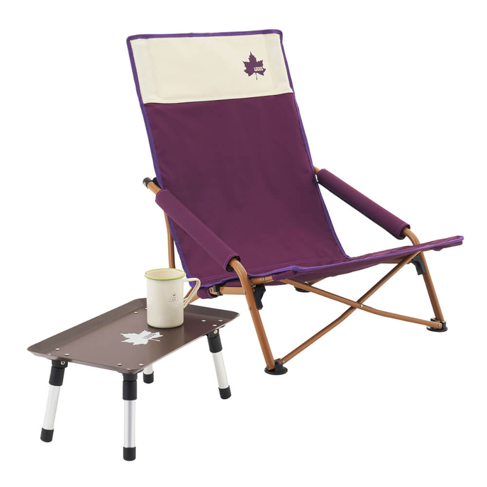 เก้าอี้สนาม LOGOS LIFE AGURA CHAIR (COLORFUL) สีม่วง