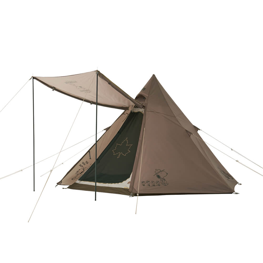 เต็นท์กระโจม LOGOS SNOOPY（BEAGLE SCOUTS 50YEARS )TEPEE-BD สีน้ำตาล