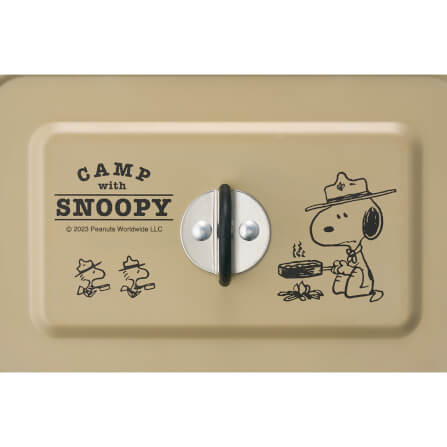 กระทะแคมป์ปิ้ง LOGOS MESS KIT SNOOPY (BEAGLE SCOUTS 50YEARS),สีเบจ_5